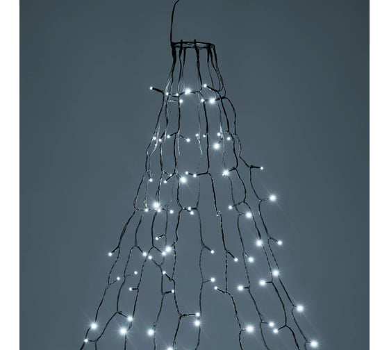 Светодиодная гирлянда Ardecoled Лучи Смарт ARD-GALA-CLASSIC-3000-BLACK-300LED White 1шт 063882