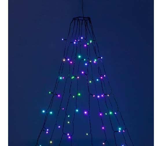 Светодиодная гирлянда Ardecoled Лучи Смарт ARD-GALA-CLASSIC-1800-BLACK-180LED RGB 1шт 063883