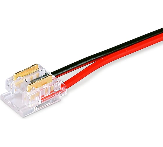 Соединитель гибкий двухсторонний Ambrella Light COB 12/24V для лент 8/10mm (2 конт.) (10 шт. в комплекте) LED Strip 24V GS7895