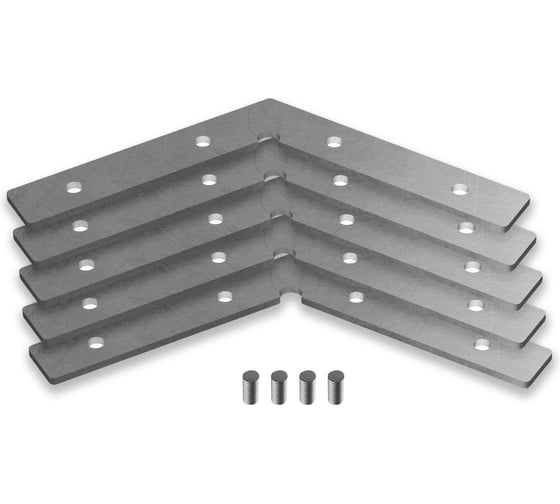 Соединитель угловой Ambrella Light 120 Profile System GP8053
