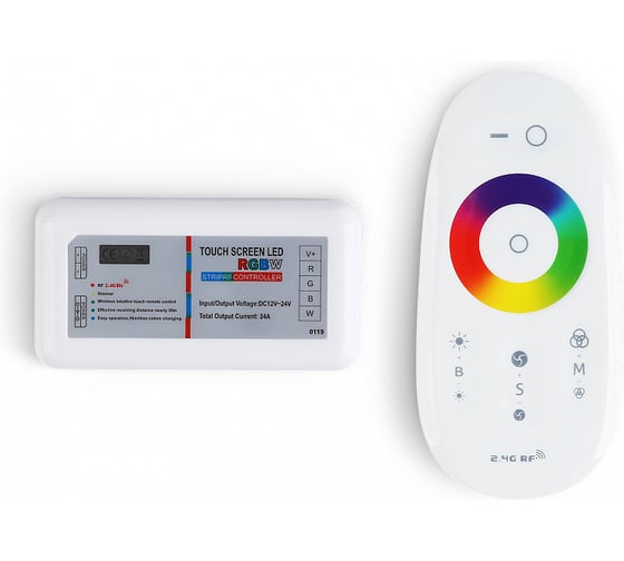 Контроллер для светодиодных лент Ambrella Light RGB/RGBW с радио пультом 2.4G LED Strip GS11451