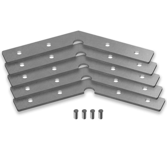 Соединитель угловой Ambrella Light 135 Profile System GP8054