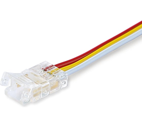 Соединитель гибкий двухсторонний Ambrella Light COB CCT 12/24V для лент 8mm (3 конт.) (5 шт. в комплекте) LED Strip 24V GS7911