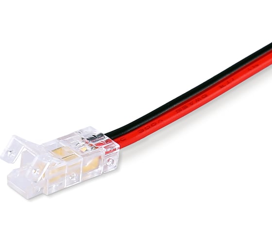 Соединитель гибкий односторонний Ambrella Light COB 12/24V для лент 5mm (2 конт.) (10 шт. в комплекте) LED Strip 24V GS7373
