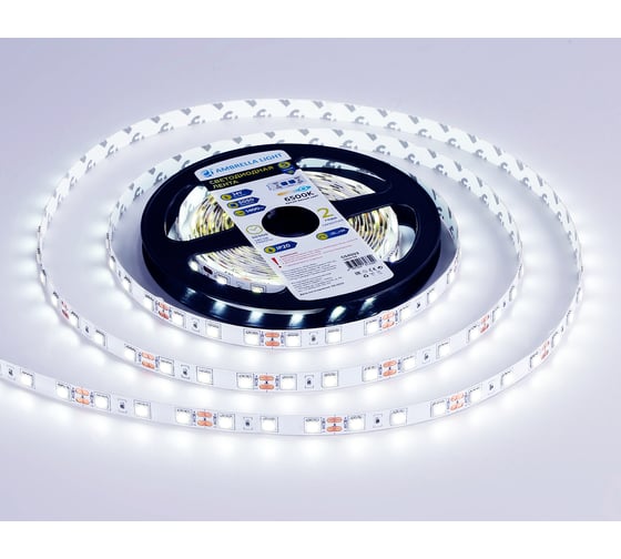 Светодиодная лента Ambrella Light 24В 5050 60Led 14.4Вт/м 6500K IP20 5м LED Strip 24V GS4003