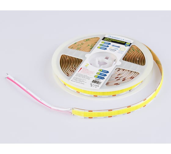 Светодиодная лента Ambrella Light 24В COB 616Led 19Вт/м 6500K IP20 5м LED Strip 24V GS4803