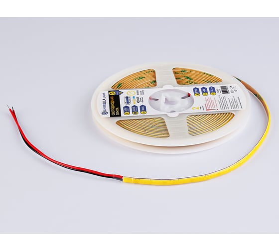 Светодиодная лента Ambrella Light 24В COB 400Led 10Вт/м 4500K IP20 5м LED Strip 24V GS4612