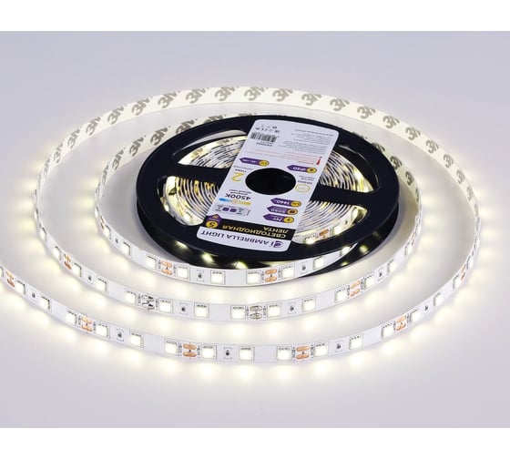 Светодиодная лента Ambrella Light 24В 5050 60Led 14.4Вт/м 4500K IP20 5м LED Strip 24V GS4002