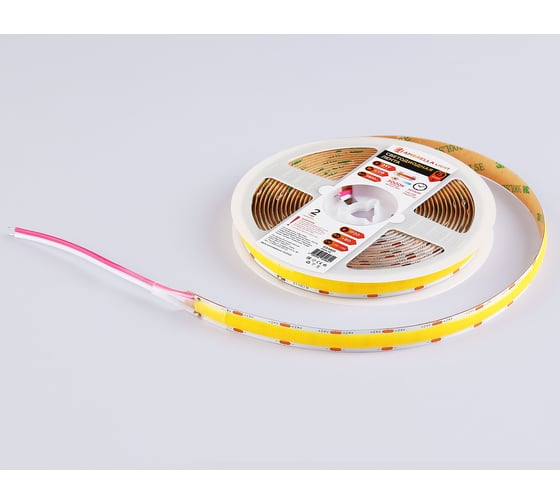 Светодиодная лента Ambrella Light 24В COB 616Led 19Вт/м 3000K IP20 5м LED Strip 24V GS4801