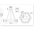 Подвесная светодиодная люстра Ambrella Light High Light LH31021 8