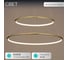Люстра подвесная с диммером INLUX RINGO LED золотая IN70702 34