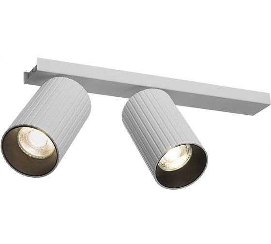 Спот поворотный двойной Citilux AXEL белый, рифлёный CL512520R