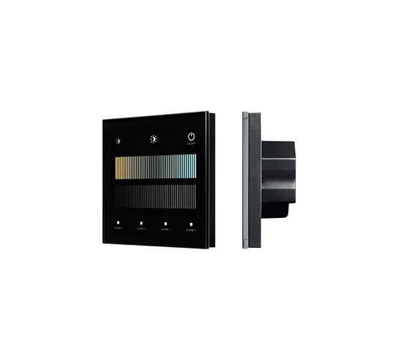Сенсорная панель INTELLIGENT ARLIGHT SMART-DALI-301-11-1G-4SC-DT8 черная, 1шт 046562