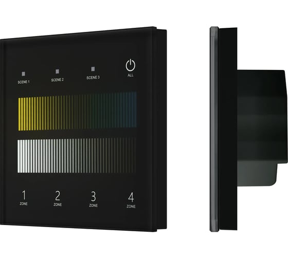 Сенсорная панель INTELLIGENT ARLIGHT SMART-DALI-301-11-4G-3SC-DT8 черная, 1шт 060792
