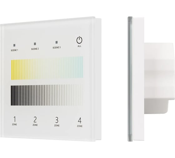 Сенсорная панель INTELLIGENT ARLIGHT SMART-DALI-301-11-4G-3SC-DT8 белая, 1шт 060791