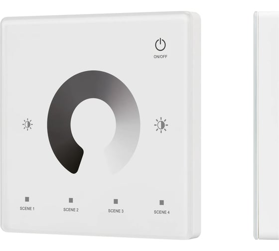 Сенсорная панель INTELLIGENT ARLIGHT SMART-RF-801-11-1G-4SC-DIM белая, накладная, 1шт 050421