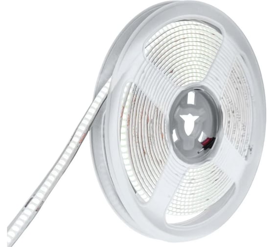 Светодиодная лента матовая Alvar Премиум COB 24В 9Вт 6000К холодная, IP33, 512 LED (в катушке 5 метров) AL-PC249W