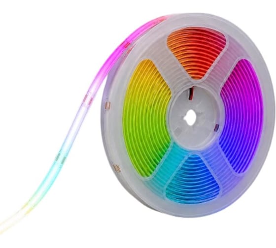 Светодиодная лента матовая Alvar Премиум COB RGB+White 24В, 16Вт, 784LED/м (в катушке 5 метров) AL-PC2416RGBW