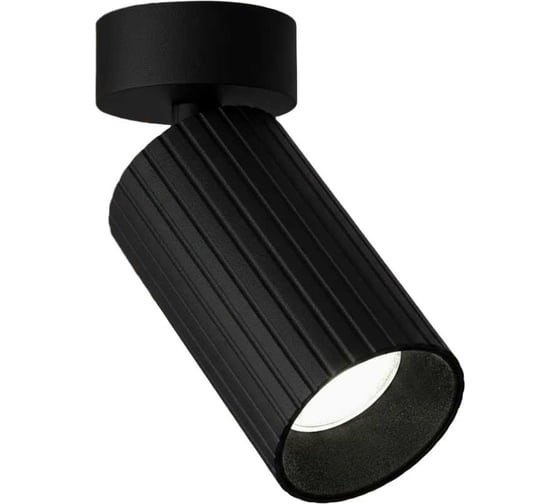 Накладной поворотный светильник Citilux AXEL чёрный рифлёный CL512211R