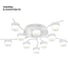 Потолочный светильник ESCADA 120011/10C GX53*9W White ES0000032L 1