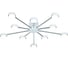 Светильник на штанге ESCADA 120008/10R GX53*15W White/Chrome ES0000097 1