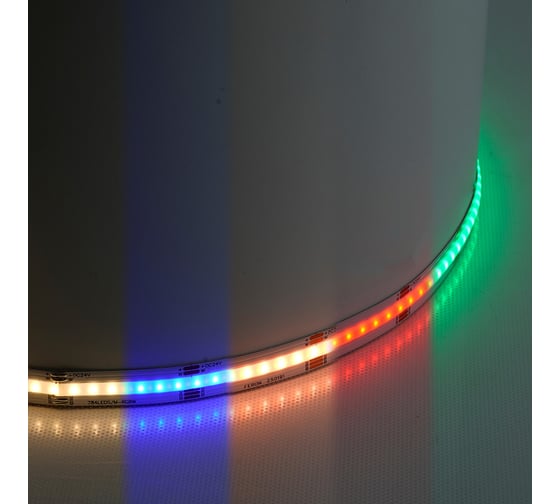 Лента светодиодная FERON 784SMD(2110)/ 19Вт/м 24V 5000*12*2.3мм RGB 3000К 53333