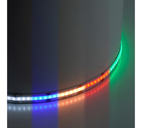Лента светодиодная FERON 784SMD(2110)/ 19Вт/м 24V 5000*12*2.3мм RGB 6000К 53335