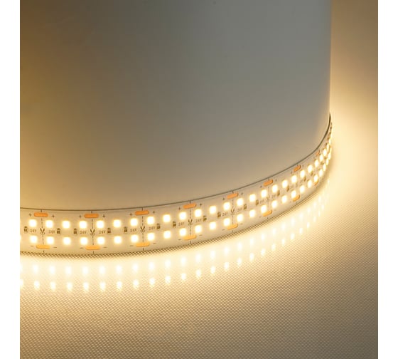 Лента светодиодная двухрядная FERON 288SMD(2835)/м 30Вт/м 24V 5000*20*1.8мм 53475