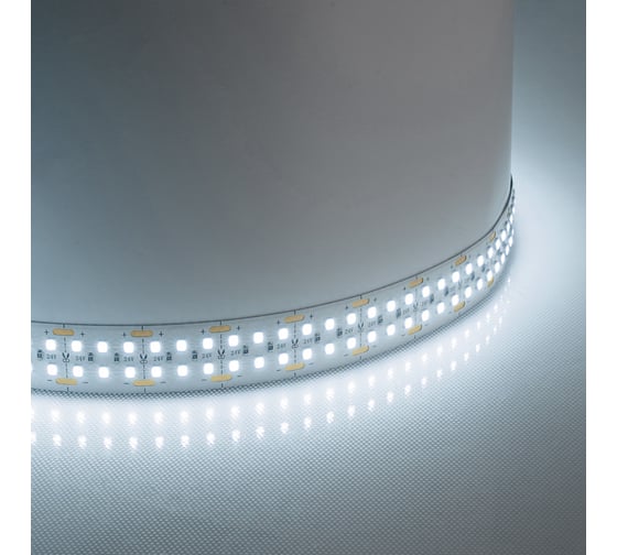 Лента светодиодная двухрядная FERON 288SMD(2835)/м 30Вт/м 24V 5000*20*1.8мм 53477