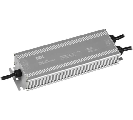 Драйвер LED IEK ИПСН-PRO 250Вт, 24В, блок - шнуры, IP67 LSP1-250-24-67-15-PRO 1