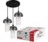 Светильник подвесной под лампу IN HOME MODERN BEAM-PN-3E27R-BL 3xЕ27 1м черный 4690612068527 1