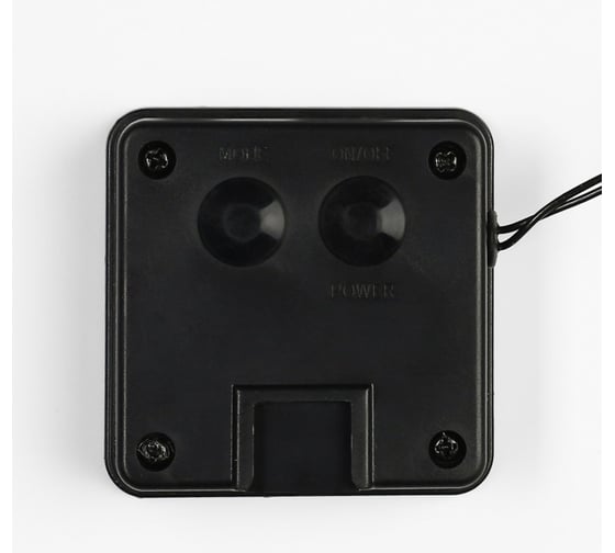 Гирлянда LUAZON НИТЬ DECOR Колокольчик IP44, на солнечной батарее, 4.5 м, 30 LED, 1.2 В, 2 режима, желтый/аквамарин 6253353