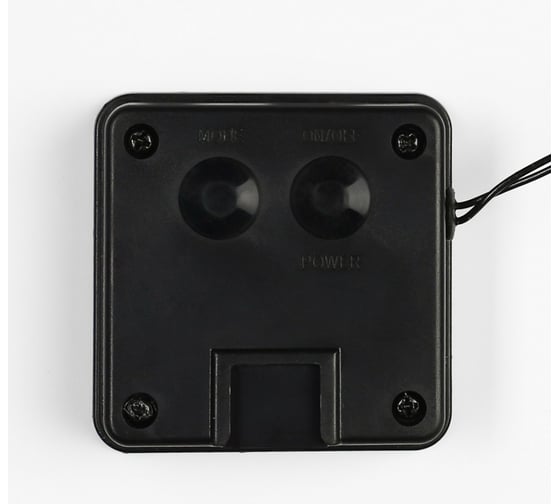 Гирлянда LUAZON НИТЬ DECOR Колокольчик IP44, на солнечной батарее, 4.5 м, 30 LED, 1.2 В, 2 режима, синий/зеленый 6253352