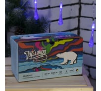 Гирлянда LUAZON ЗАНАВЕС DECOR Капли IP20, УМС вилка, 2.5х0.6 5 м, 50 LED, 8 режимов, мульти 3612410