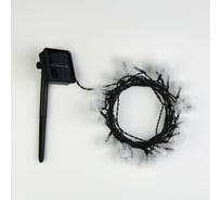 Гирлянда LUAZON НИТЬ DECOR Ежики IP44, на солнечной батарее, 4.5 м, 30 LED, 1.2 В, 2 режима, мульти 6253357