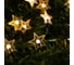 Гирлянда LUAZON НИТЬ DECOR Звезда IP44, на солнечной батарее, 4.5 м, 30 LED, 1.2 В, 2 режима, теплый белый 6253335 8