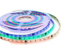 Комплект адресной ленты Apeyron 24В, 14,4Вт/м, smd5050, 60д/м, IP65, подложка 10мм (белая), 10м, RGB/ 10-100