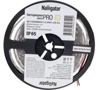Лента Navigator СД 80 310 NLS-5050WW30-7.2-IP65-12V-Pro R5 5 м 80310