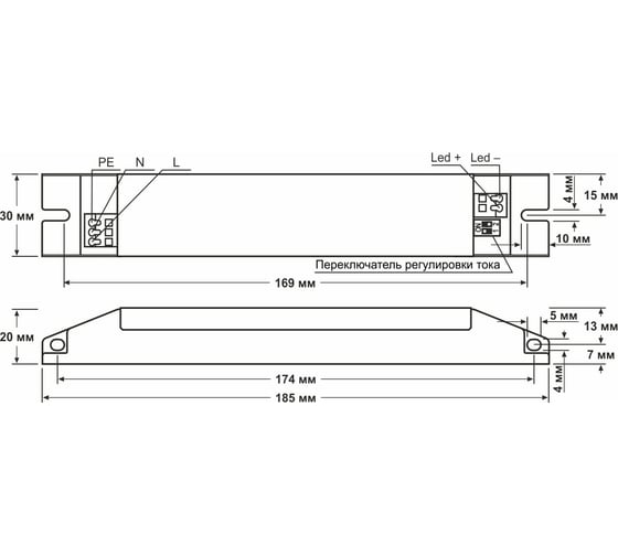 Светодиодный источник питания D-Luce Fonte: EPF-40-350mA, 220V 4673726689819 1005003161901358