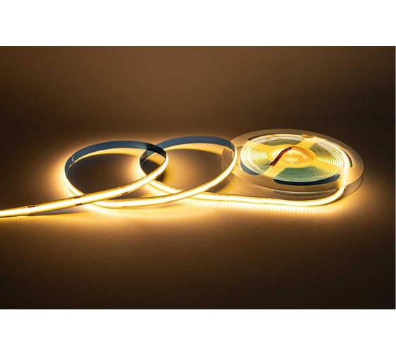 Светодиодная лента Сириус А 12В COB(480LED) IP20 12Вт 3000К 5м SLS-12V-IP20-12W-COB-3K-5m