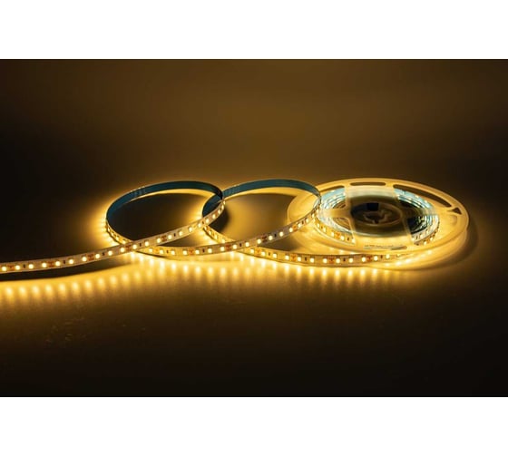 Светодиодная лента Сириус А 24В 2835(120LED) IP20 9,6Вт 3000К 5м SLS-24V-IP20-9,6W-2835-3K-5m