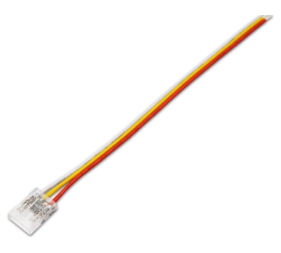 Разъем VARTON 3PIN с проводом для LED ленты COB ССТ 10 мм, лента - источник питания (1 шт) V4-R0-00.COB-CCT0.0002