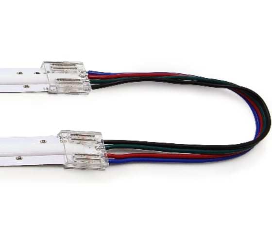 Разъем VARTON 5PIN с проводом для LED ленты COB RGBW 12 мм, лента - лента (1 шт) V4-R0-00.COB-RGBW.0003