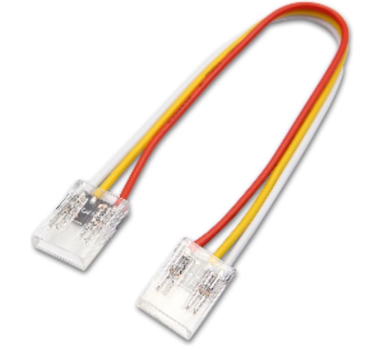 Разъем VARTON 3PIN с проводом для LED ленты COB ССТ 10 мм, лента - лента (1 шт) V4-R0-00.COB-CCT0.0003