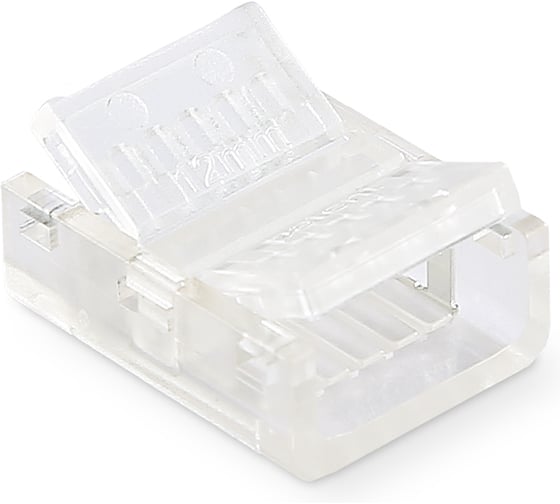 Соединитель Ambrella Light прямой COB 12/24V для лент 12mm (2 конт.) (10 шт. в комплекте) LED Strip 24V GS6362
