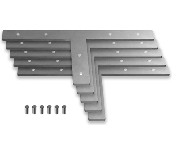 Соединитель Ambrella Light T для алюминиевого профиля (5 шт.) Profile System GP8055
