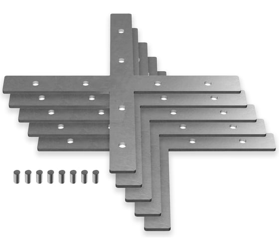 Соединитель Ambrella Light X для алюминиевого профиля (5 шт.) Profile System GP8057