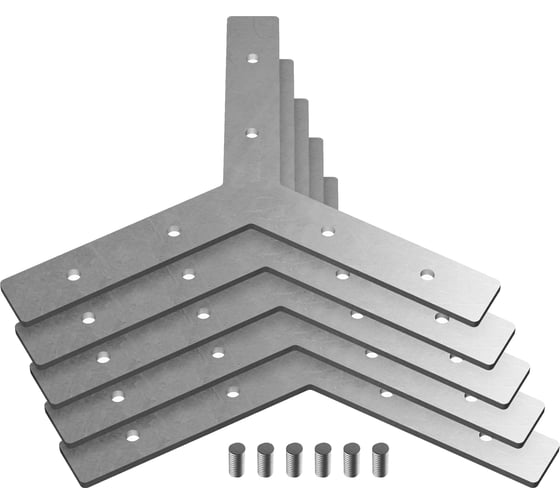 Соединитель Ambrella Light Y для алюминиевого профиля (5 шт.) Profile System GP8056
