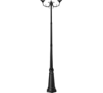 Опора парковая TDM ELECTRIC без рассеив. E27, 2x100 Вт, байонет 145 мм, H2005 мм, алюм, черн, IP54, арт. SQ0330-2003