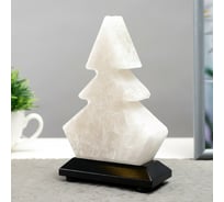 Соляной светильник Сималенд "Елка" LED USB белая соль 10х7х13 см 5217064